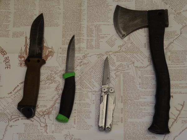 long term survival knife and hatchet