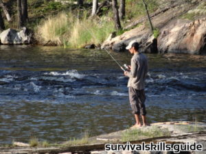 survival fishing rods