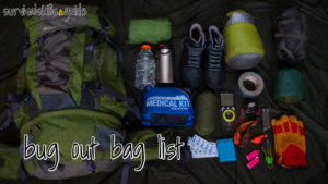 bug out bag list