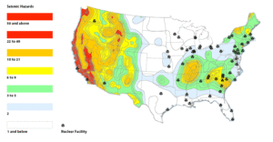 bug out bag list nuclear risk map