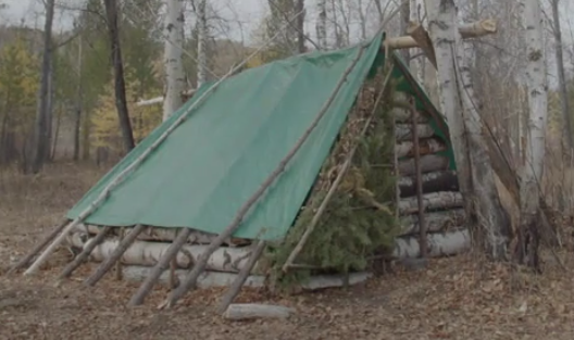 Bushcraft shelter long term hotsell