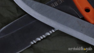 survival knife non serrated