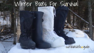 Winter Boots for long term survival and multi day cold weather